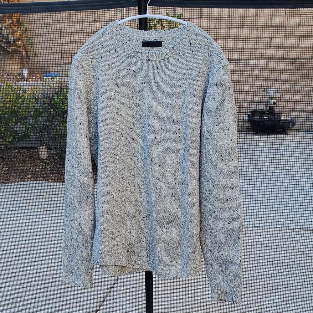 ASOS Wool Knit Jumper/Sweater in Speckled Grey size M